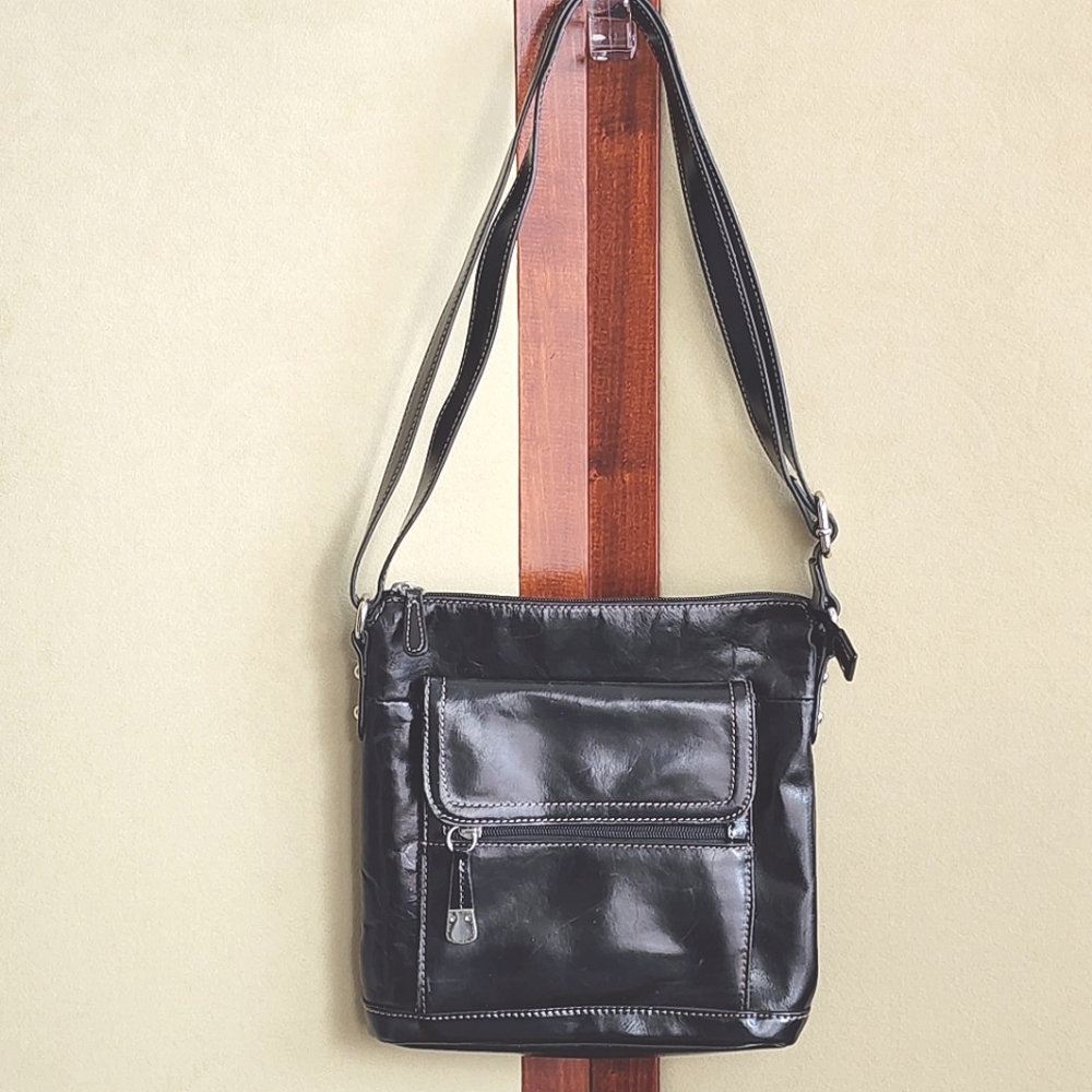 Giani Bernini Black Leather Bag